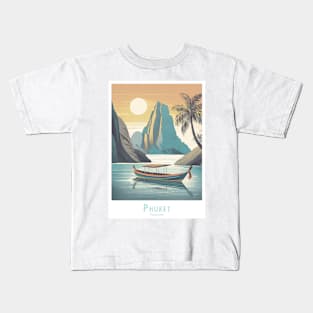 Serene Phuket Sunset Thailand Kids T-Shirt